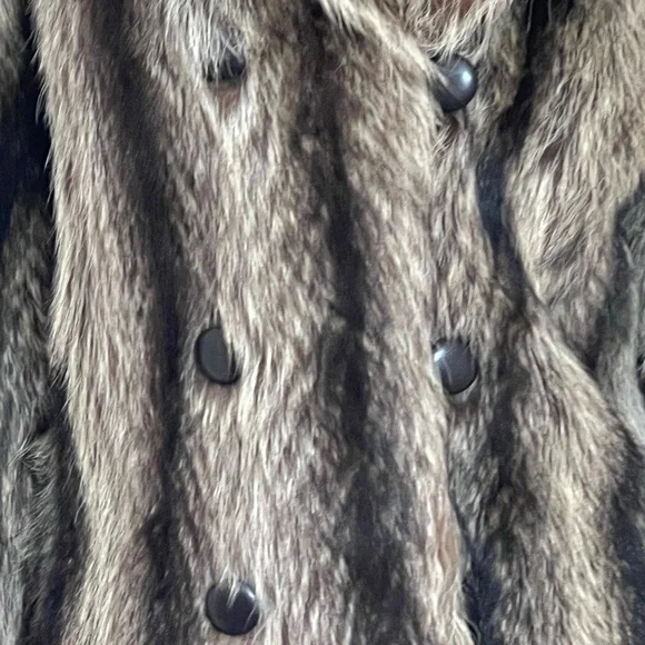 Vintage Hopper Furs Mid Length Raccoon Coat. Sz S-M - Picture 8 of 16